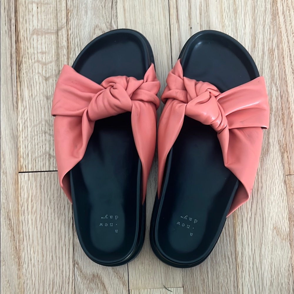 A New Day Women's Coral Slide Sandals